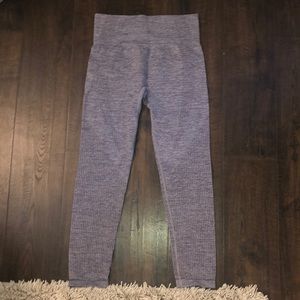 purple athletic leggings